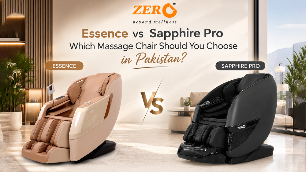 Essence vs. Sapphire Pro Massage Chair: Which One Should You Choose in Pakistan?
