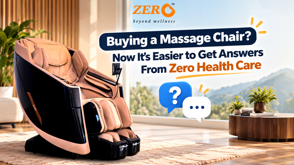Buying a Massage Chair? Now It’s Easier to Get Answers From Zero Health Care