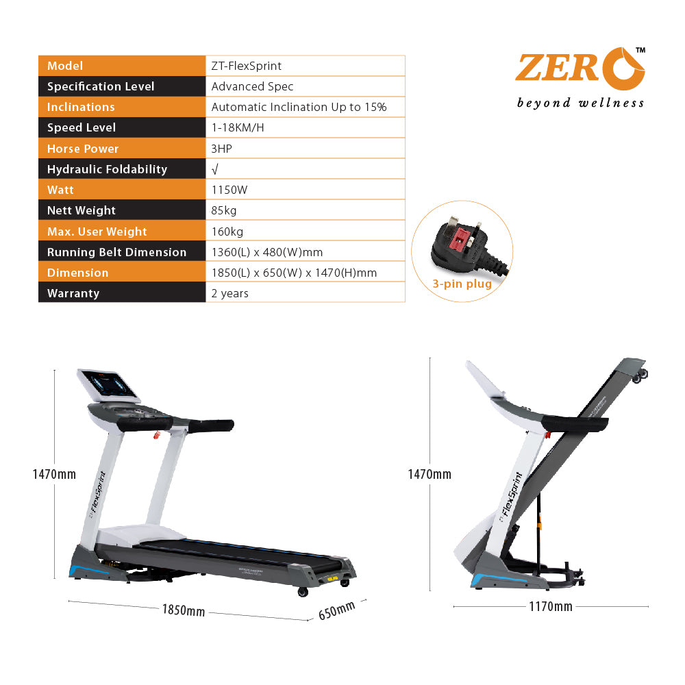 ZT-FLEX SPRINT TREADMILL - My Store