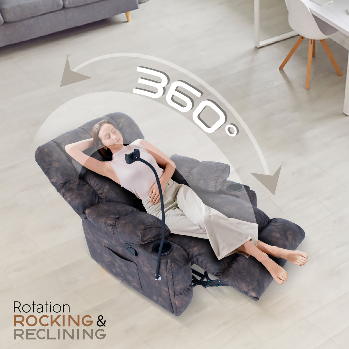 ZERO First Class PLUS Massage Recliner Chair