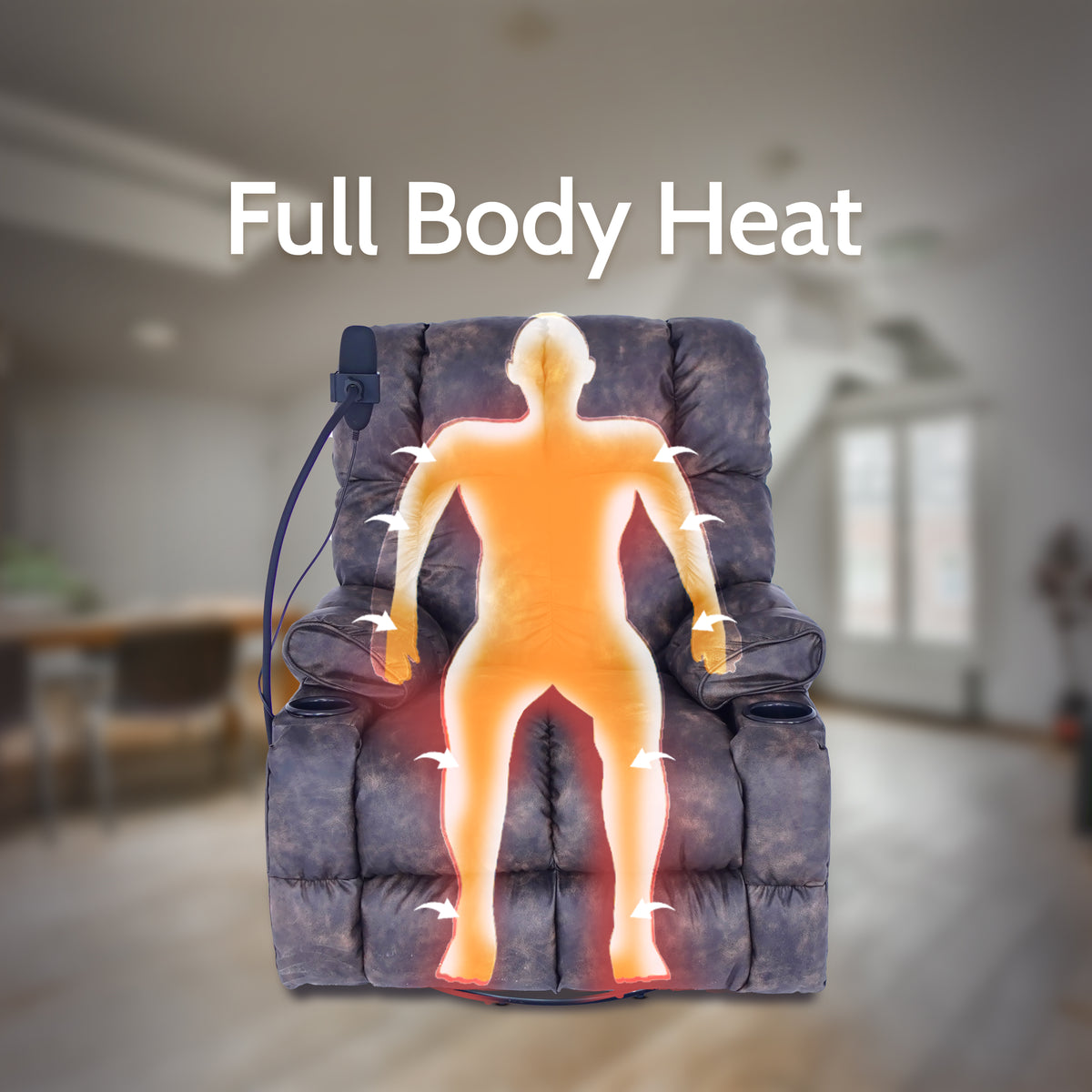 ZERO First Class PLUS Massage Recliner Chair