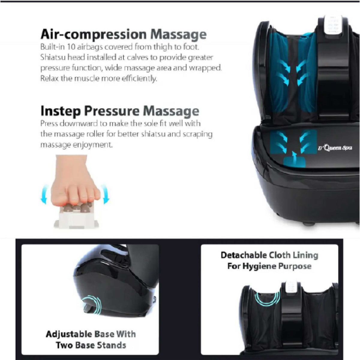 D- Queen SPA | Electric Foot Massager