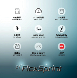 ZT-FLEX SPRINT TREADMILL